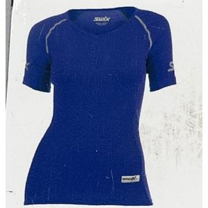 NWT Swix RaceX Light Body 1/4 Length Sleeve Active Top Size Small Women’s Blue
